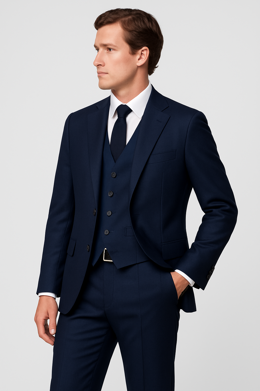 3 Piece Suit - Navy Blue