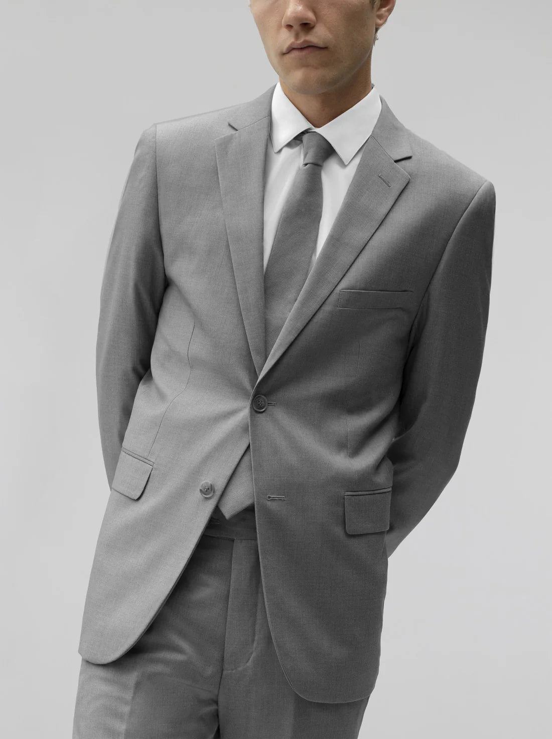 2 Piece Suit – Medium Grey