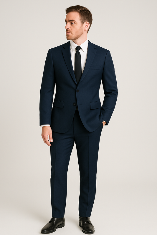 2 Piece Suit - Navy Blue